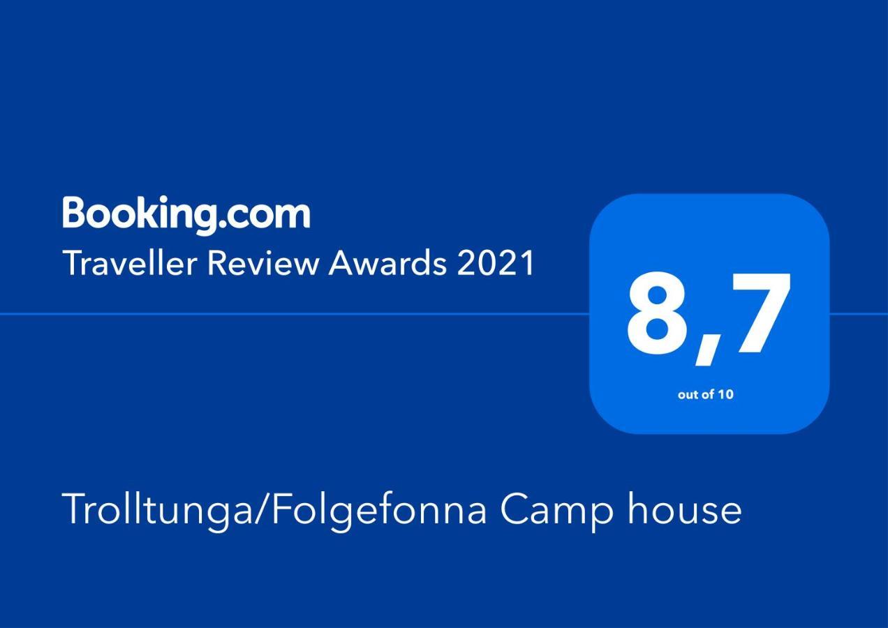 Trolltunga/Folgefonna Camp House Villa Йондал Екстериор снимка